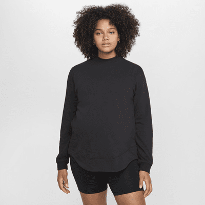 Nike® Classic French Terry Pure Cotton Crewneck in Heather Grey - Ⓛ *BNWOT deals